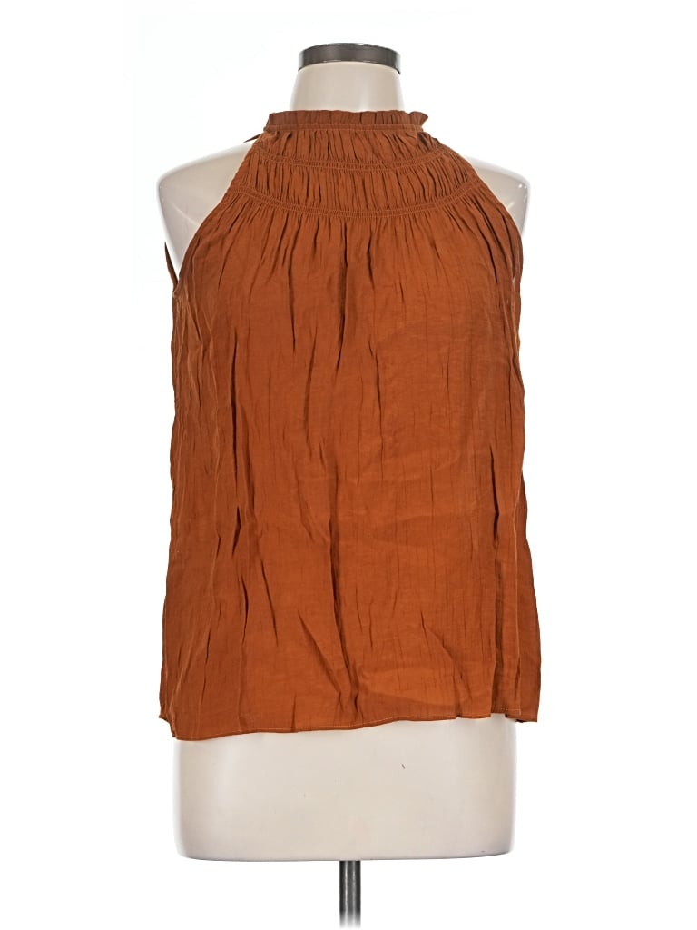 Pre-owned Nanette Lepore Sleeveless Blouse In Brown