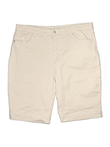 Gloria Vanderbilt Khaki Shorts (view 1)