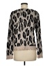 Fate Animal Print Gray Pullover Sweater Size M - photo 2