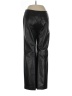 Burberry 100% Leather Black Leather Pants Size 12 - photo 2