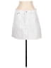 J.Crew Solid White Denim Skirt Size 32 waist - photo 1