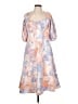 BCBGeneration Tie-dye Blue Cocktail Dress Size L - photo 1