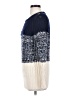 St. John 100% Wool Color Block Blue Wool Pullover Sweater Size P (petite) - photo 5