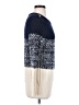 St. John 100% Wool Color Block Blue Wool Pullover Sweater Size P (petite) - photo 4
