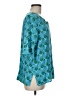 Escapada 100% Rayon Teal 3/4 Sleeve Blouse Size M - photo 4