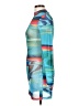 Unbranded Graphic Teal Cocktail Dress Size L - photo 5