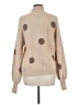 Elie Tahari Polka Dots Tan Pullover Sweater Size M - photo 2