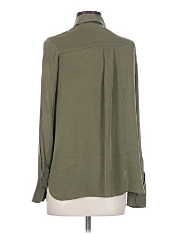 Vince. Long Sleeve Silk Top (view 2)
