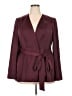 Lane Bryant 100% Polyester Burgundy Blazer Size 18 - photo 1