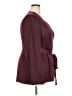 Lane Bryant 100% Polyester Burgundy Blazer Size 18 - photo 4