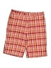 Raviya Plaid Orange Shorts Size 14 - photo 1