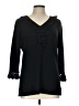 Fred David Black 3/4 Sleeve Blouse Size L - photo 1