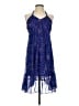 Forever 21 100% Polyester Stars Blue Cocktail Dress Size S - photo 1