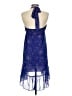 Forever 21 100% Polyester Stars Blue Cocktail Dress Size S - photo 2