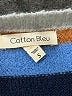 Cotton Bleu Stripes Blue Pullover Sweater Size S - photo 7