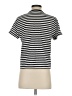 Everlane Stripes Ivory Short Sleeve Turtleneck Size S - photo 2