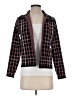 Sioni Tweed Plaid White Black Cardigan Size S - photo 1