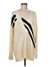 Rag & Bone 100% Merino Wool Color Block Black Ivory Pullover Sweater Size M - photo 1