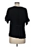 Left Coast by Dolan 100% Polyester Black Short Sleeve Blouse Size M - photo 2