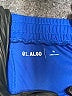 01.Algo 100% Polyester Color Block Blue Athletic Shorts Size 16 - photo 3