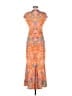 Hale Bob Paisley Orange Casual Dress Size M - photo 2