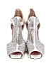 Charles Jourdan Silver Heels Size 8 1/2 - photo 2