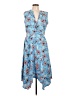 Coolibar 100% Polyester Paisley Blue Casual Dress Size L - photo 1