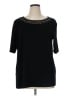 Ruby Rd. Black Short Sleeve Top Size XL - photo 1