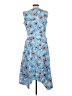 Coolibar 100% Polyester Paisley Blue Casual Dress Size L - photo 2