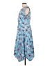 Coolibar 100% Polyester Paisley Blue Casual Dress Size L - photo 5