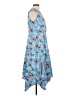 Coolibar 100% Polyester Paisley Blue Casual Dress Size L - photo 4