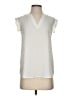 J.Crew 100% Polyester Ivory Sleeveless Blouse Size 0 - photo 1