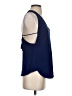 Rory Beca 100% Polyester Blue Sleeveless Blouse Size S - photo 4