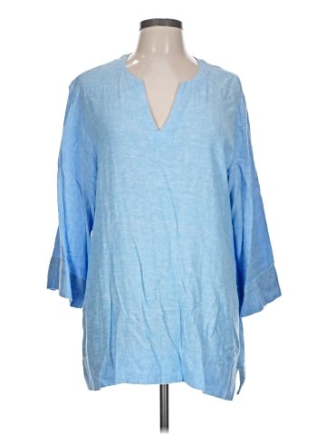 Lands' End 3/4 Sleeve Blouse (view 1)