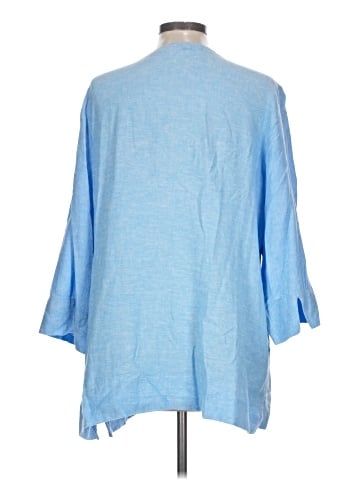 Lands' End 3/4 Sleeve Blouse (view 2)