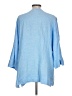 Lands' End Blue 3/4 Sleeve Blouse Size L - photo 2