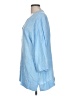Lands' End Blue 3/4 Sleeve Blouse Size L - photo 5
