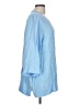 Lands' End Blue 3/4 Sleeve Blouse Size L - photo 4