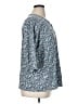 J.Jill Blue 3/4 Sleeve Blouse Size XL - photo 4