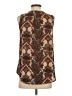 Daniel Rainn 100% Polyester Brown Sleeveless Blouse Size S - photo 2