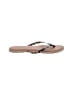 J.Crew Silver Flip Flops Size 8 - photo 1