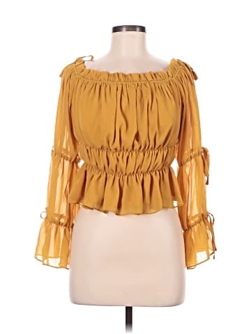 Missguided 3/4 Sleeve Blouse (view 1)