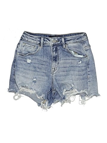 Risen Denim Shorts (view 1)