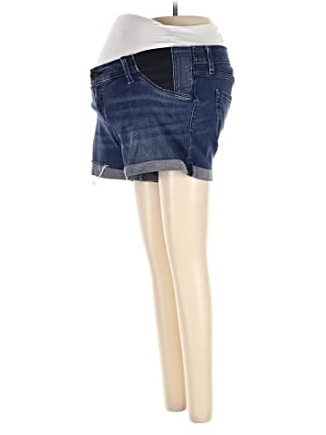 Isabel Maternity Denim Shorts (view 1)
