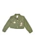 Little Lass 100% Cotton Hearts Green Jacket Size 4T - photo 1
