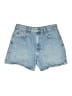 Zara Blue Denim Shorts Size 8 - photo 1