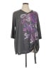 Catherines Gray 3/4 Sleeve Top Size 1X - photo 1