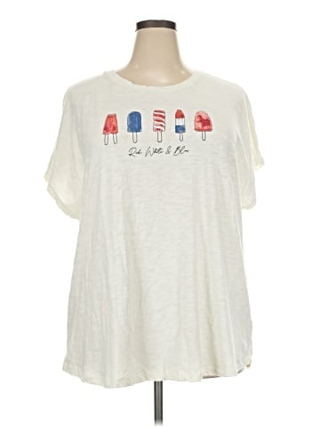 Lane Bryant Short Sleeve T-Shirt (view 1)