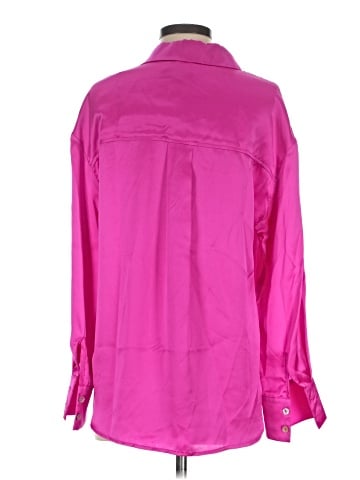 DELFI COLLECTIVE Long Sleeve Silk Top (view 2)