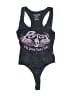 Guess 100% Cotton Black Gray Bodysuit Size XS - photo 1